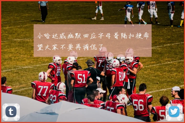 小哈达威幽默回应字母哥隔扣梗希望大家不要再调侃了